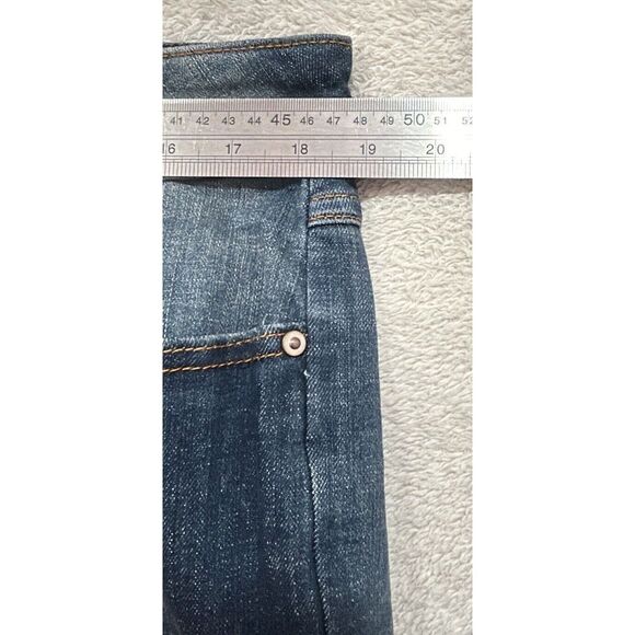 Wrangler Retro Mae Mid Rise Bootcut Blue Jeans Dark Wash Size 17 x 34 New - Picture 3 of 10